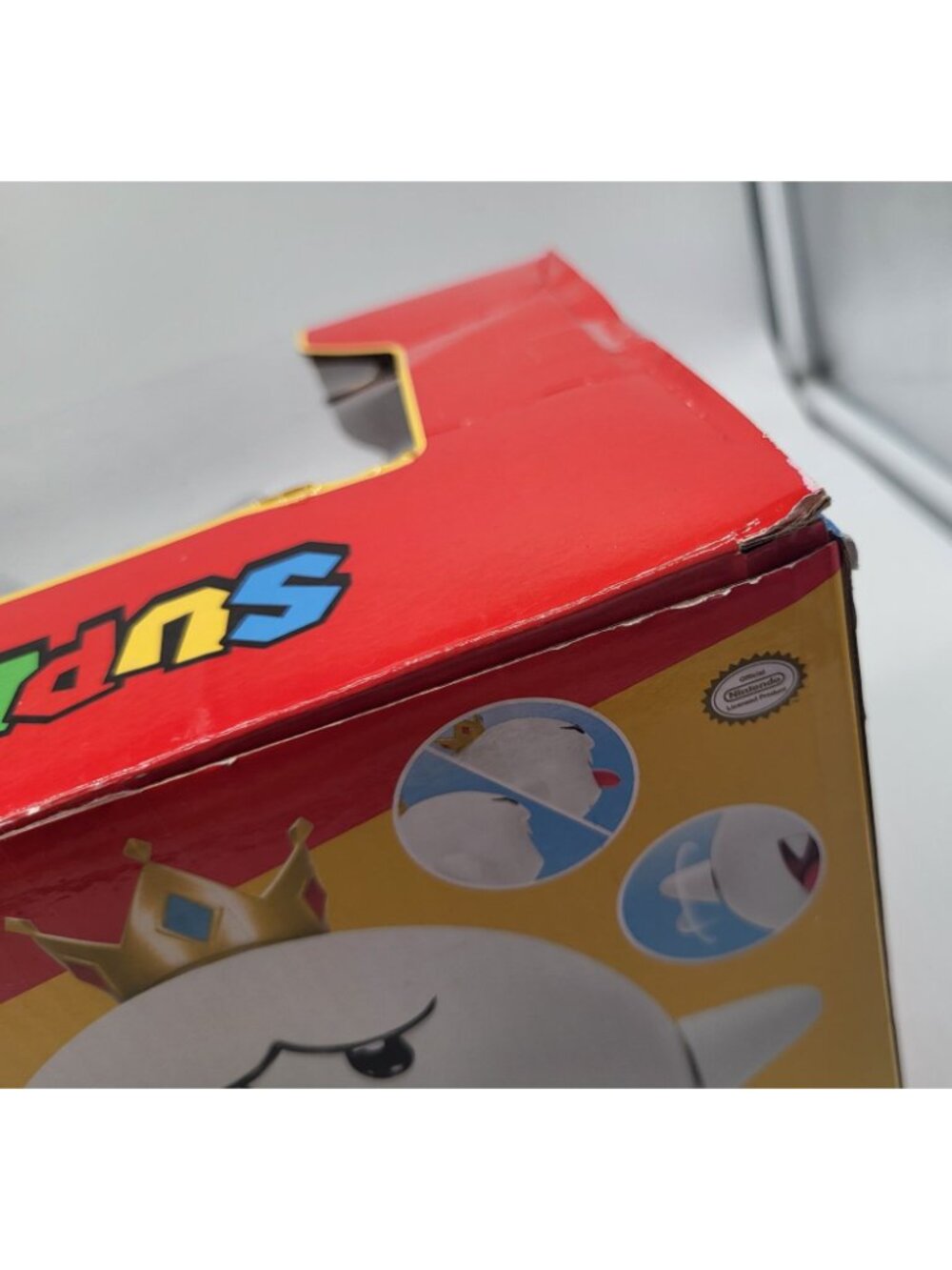 Jakks SUPER MARIO Luigi w/Glow in the dark BOO KING BOO (BOX WEAR) Action Figure - Picture 7 of 10